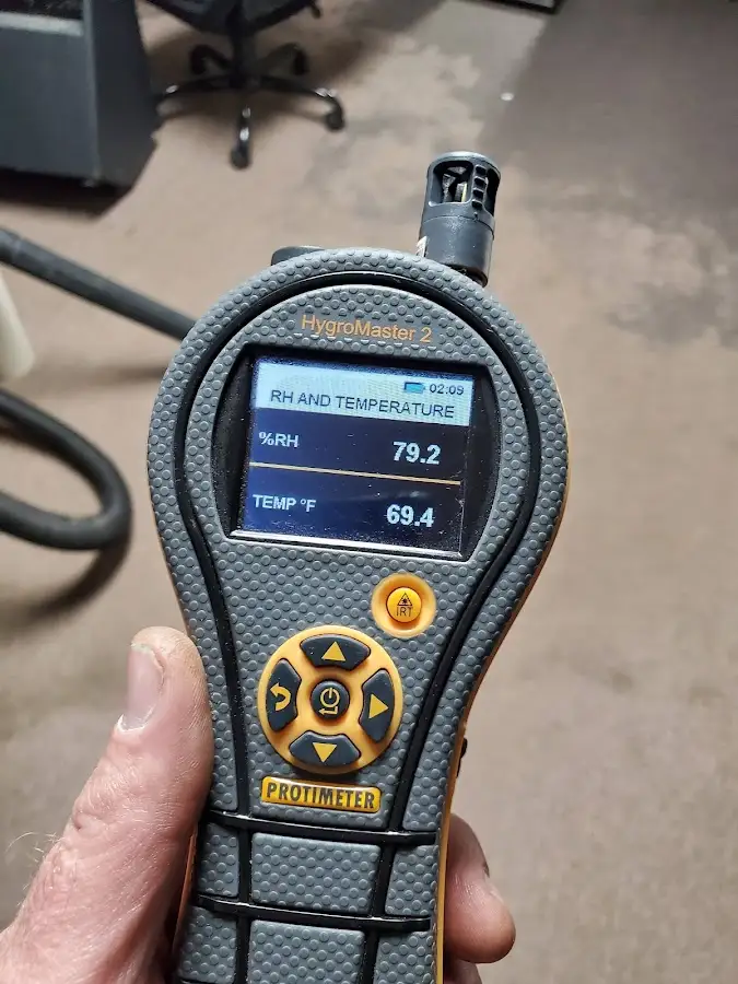 Moisture meter humidity assessment for Mold Remediation & Removal in North Vernon